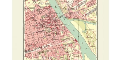 Città vecchia di Varsavia la mappa