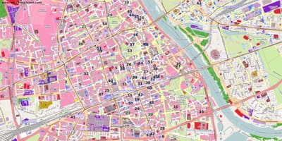 Mappa di Varsavia 